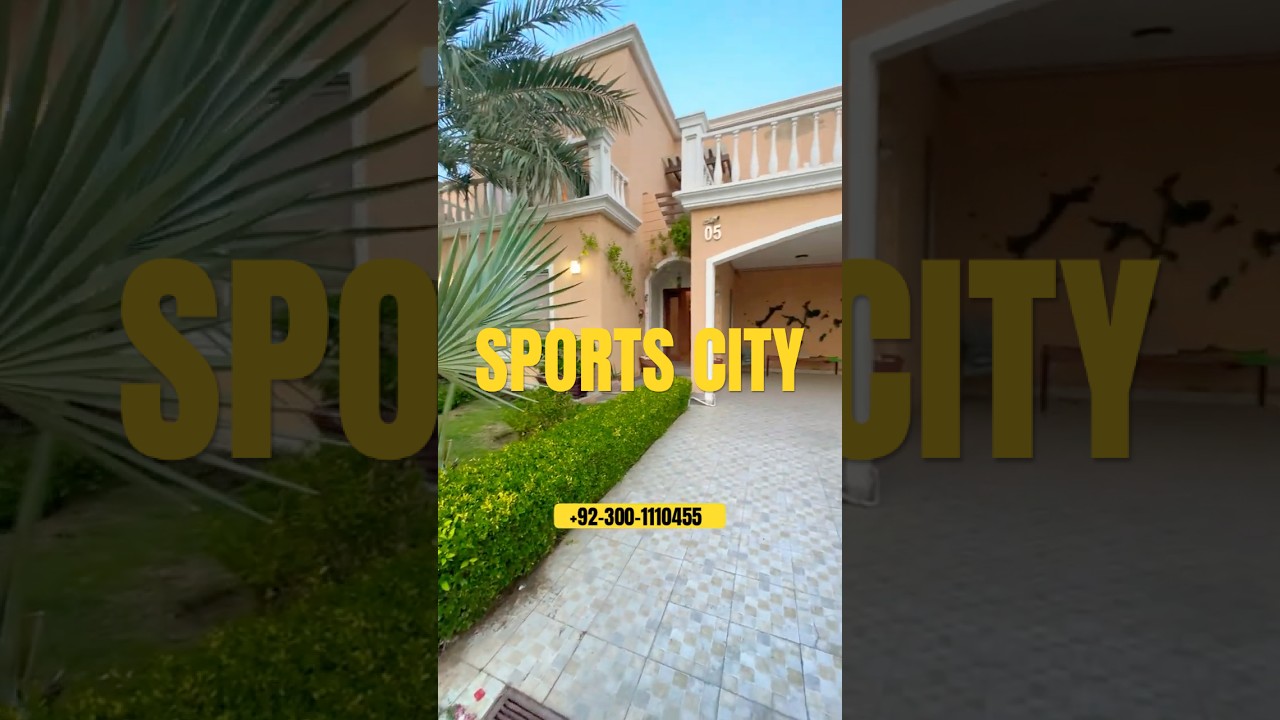 Sports City Villa Bahria Town Karachi | 350 Sq Yards #bahriatownkarachi #home