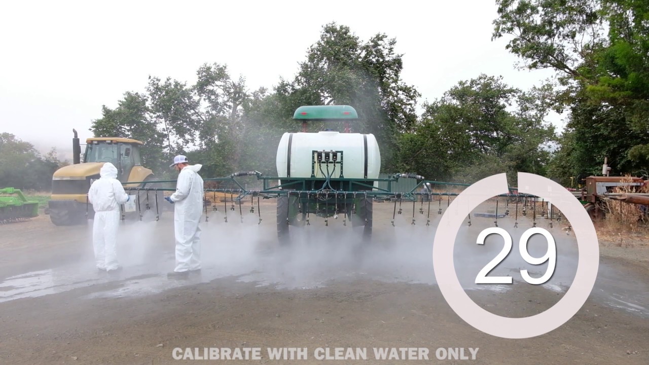How to Calibrate a Boom Sprayer
