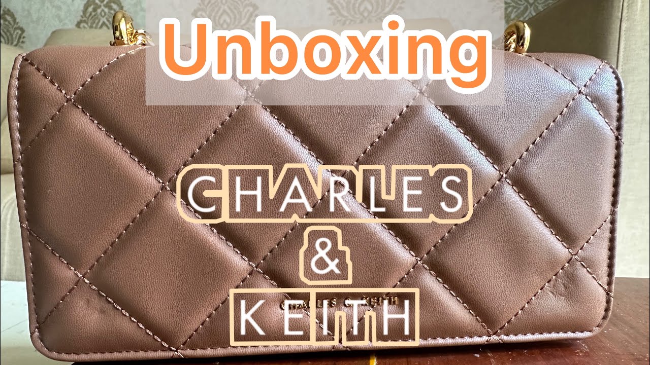 Unboxing Charles & Keith chocolate Tallulah Extra Small Shoulder bag