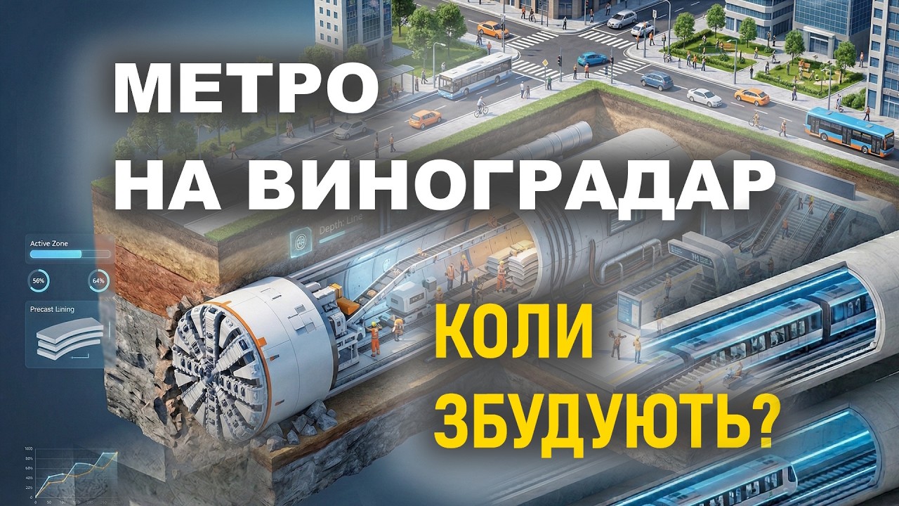 Метро на Виноградар - Коли його збудують?