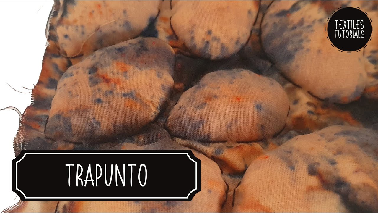 Trapunto - Textiles Techniques - Fabric Manipulation with 5 Minutes!