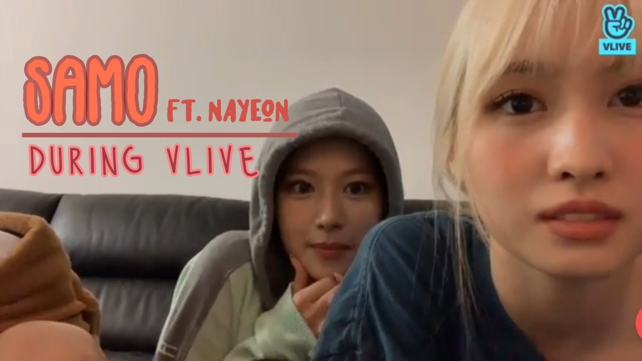 sana and momo during vlives