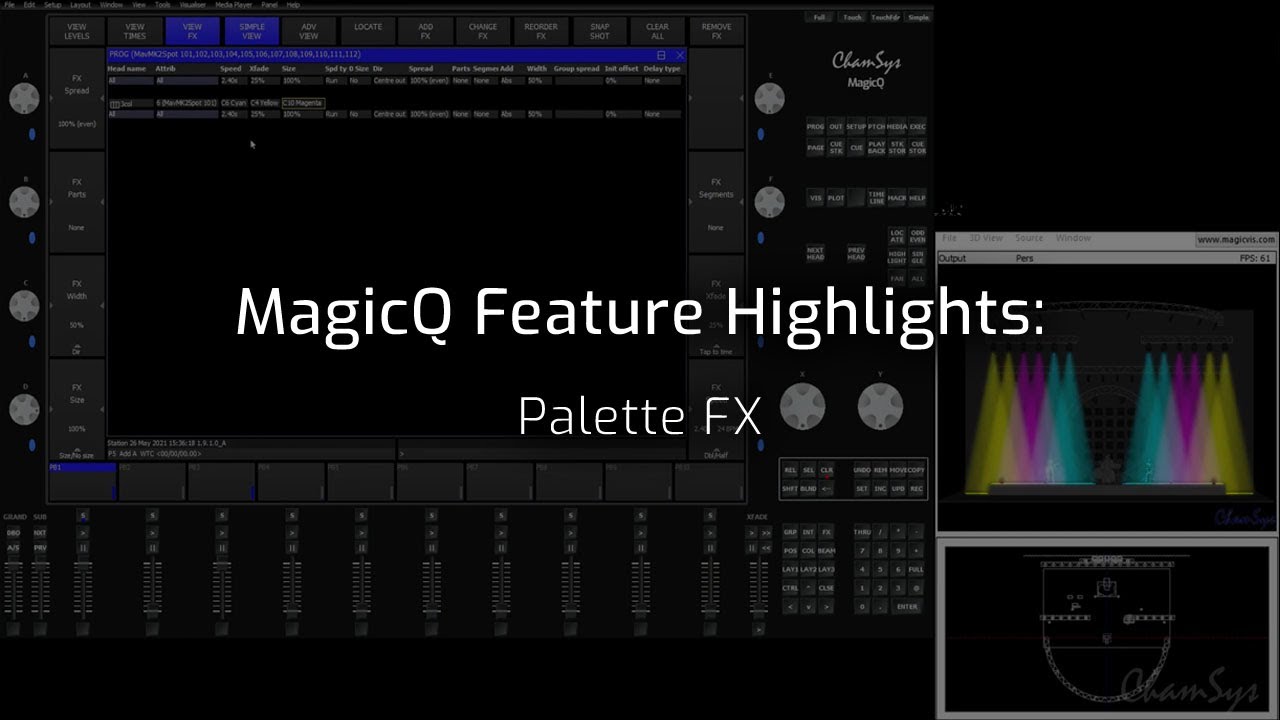 MagicQ Feature Videos: Palette FX