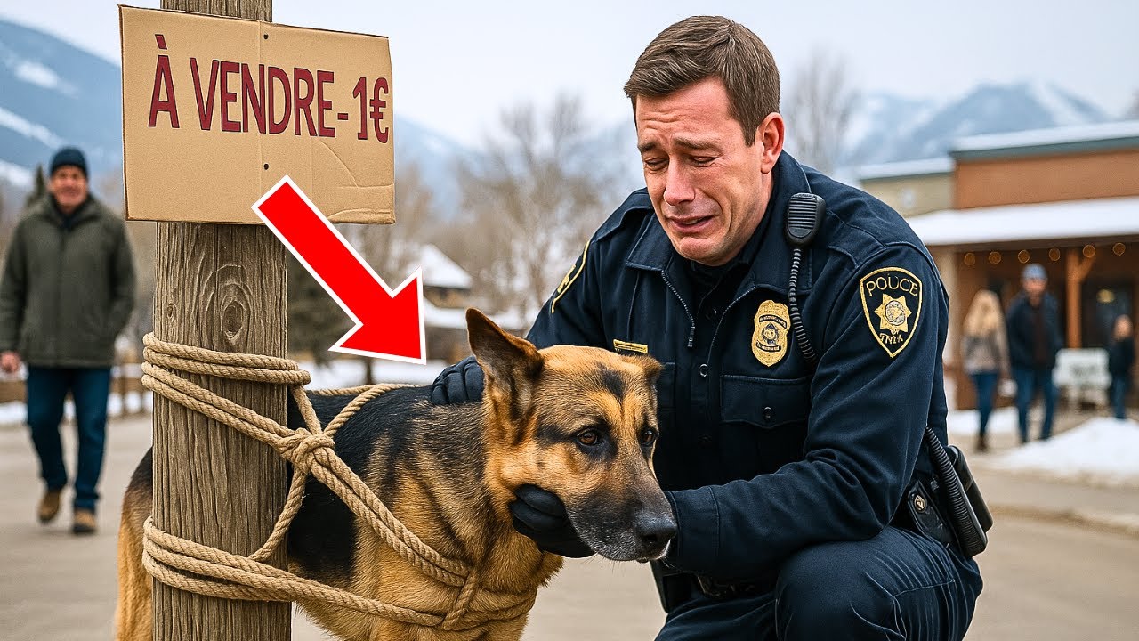 Un Policier Se Fige En Voyant Son Chien Disparu Vendu 1€ — La Suite Choque Toute La Ville