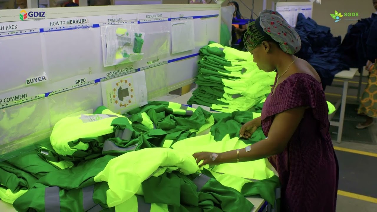 GDIZ produces '100% made in Benin' workwear for SGDS