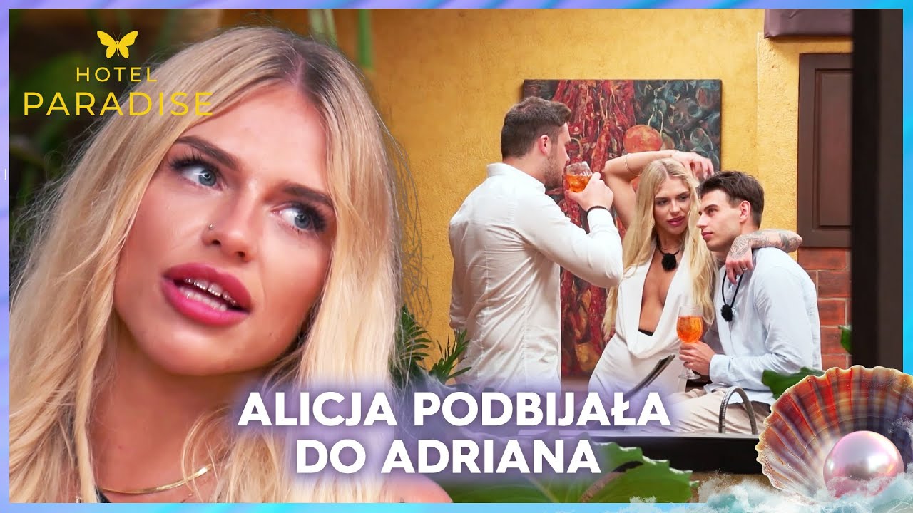 Tymon poczuł się urażony, po tym jak Alicja adorowała Adriana  | Hotel Paradise 10