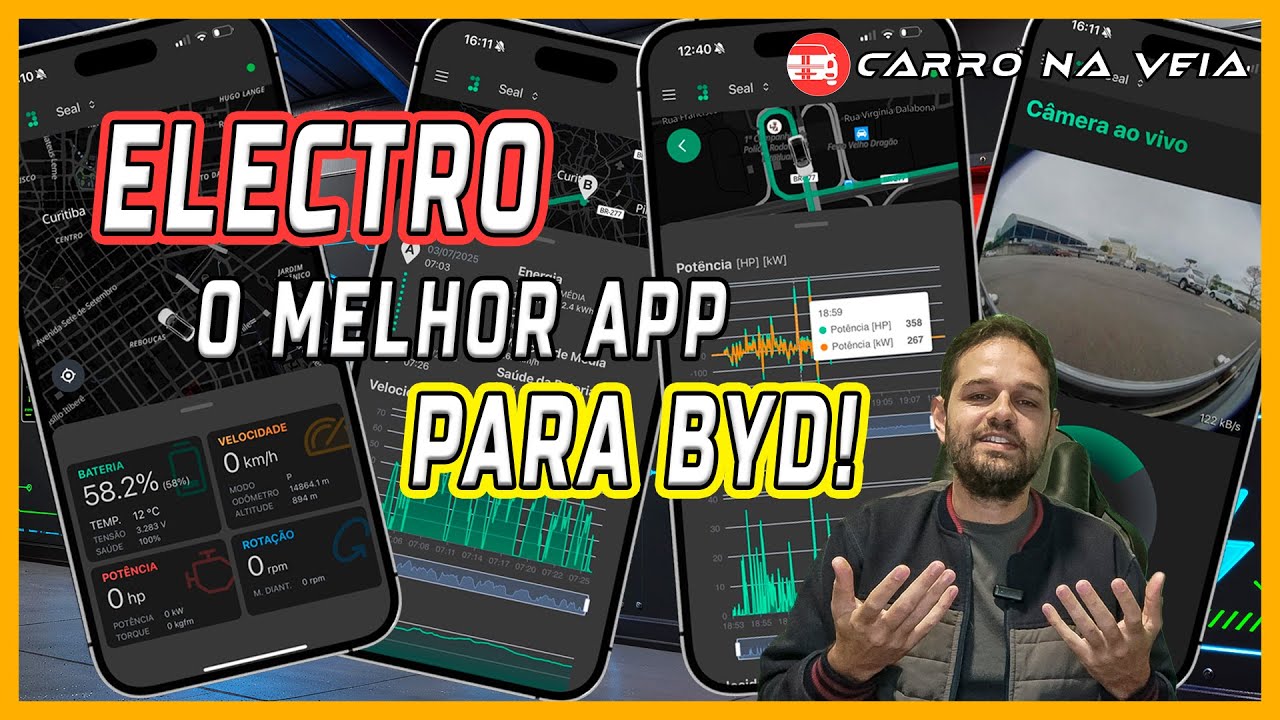 ELECTRO: O MELHOR APP PARA BYD! As informações do seu BYD em tempo real!