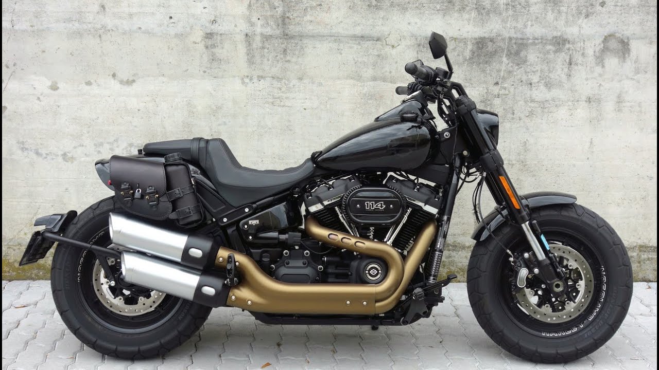 Fenderstrut Taschen Seitentaschen für Softail Indian usw nach Maß rarebag.de