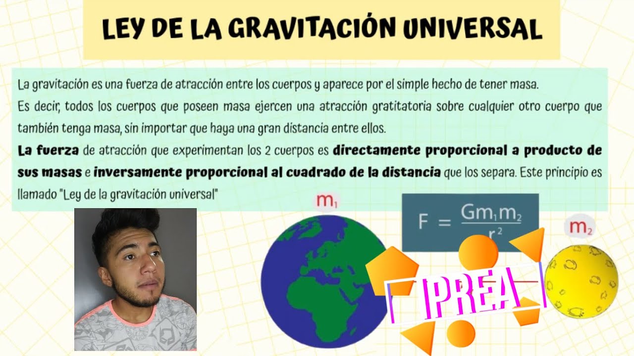 Ley de la Gravitación Universal