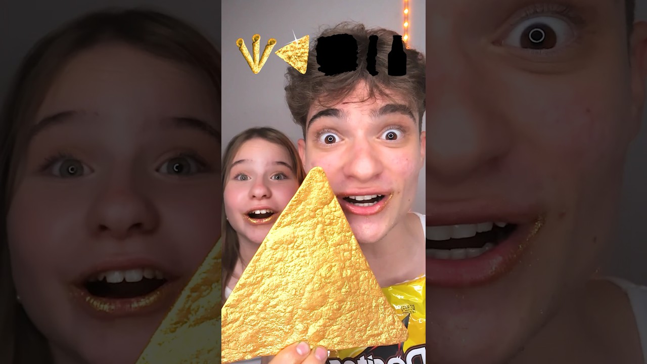 Spicy Gold Food Challenge with My Sister! 🥵