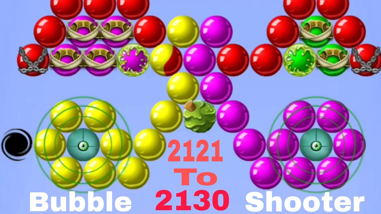 Bubble Shooter Levels 2121 To 2130 Completed All Levels. Bubble Shooter gameplay 