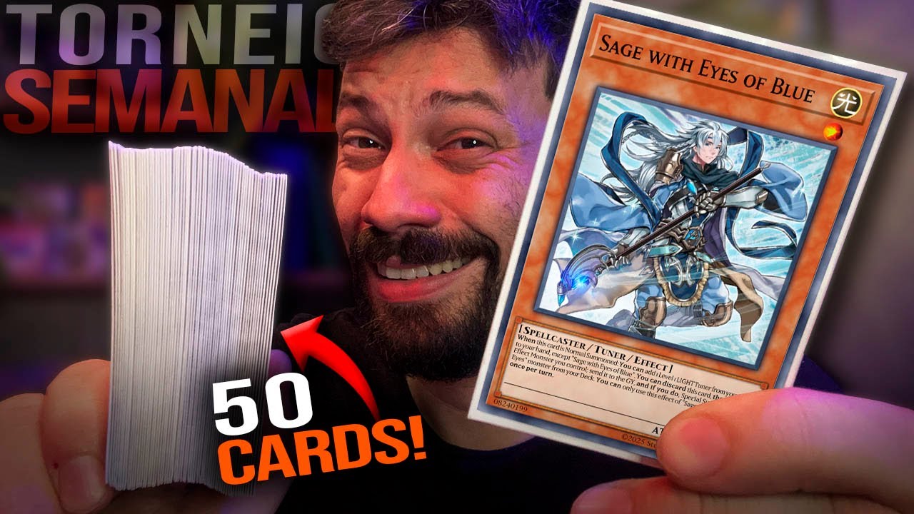USEI INVOKED BLUE EYES COM 50 CARTAS EM UM TORNEIO REAL! (Veja o resultado)