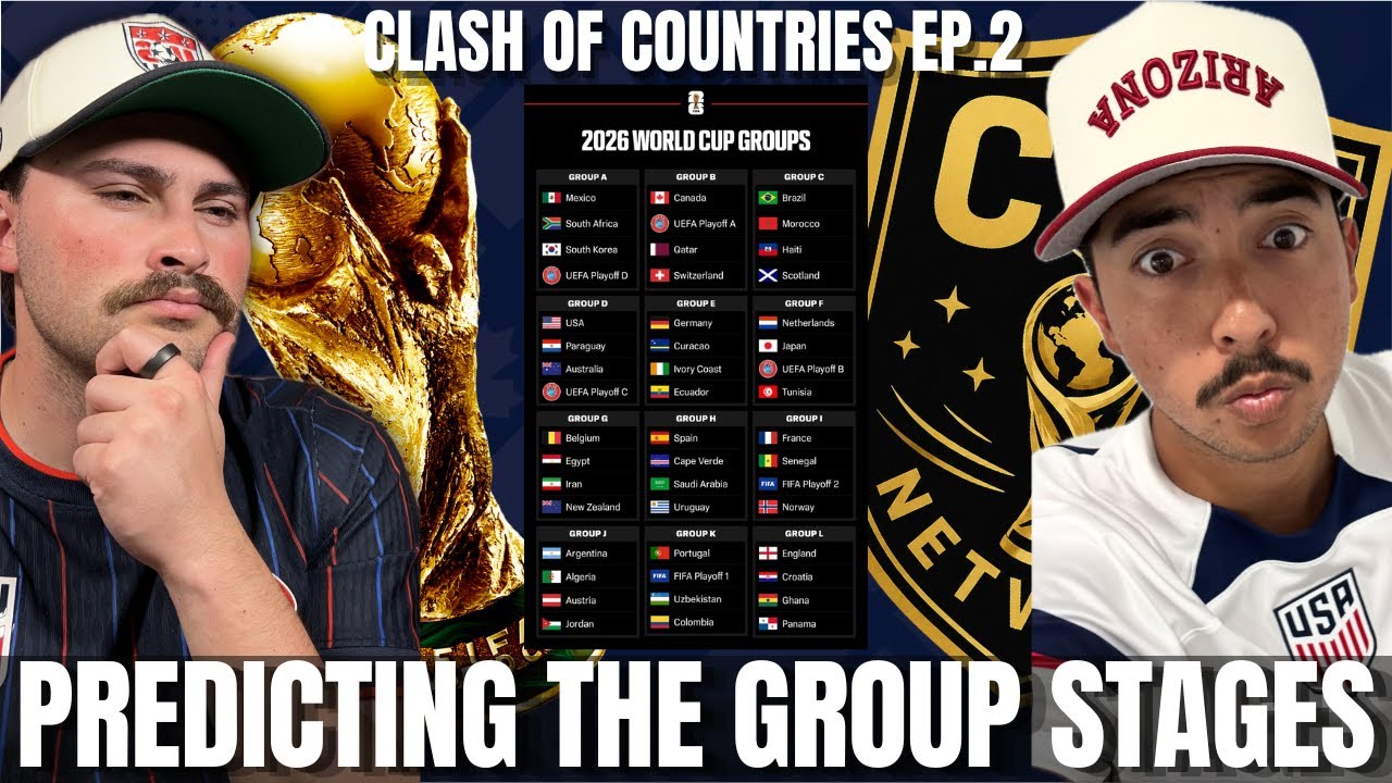 Clash of Countries Ep.2 | World Cup Group Stage Predictions & Breakout Stars