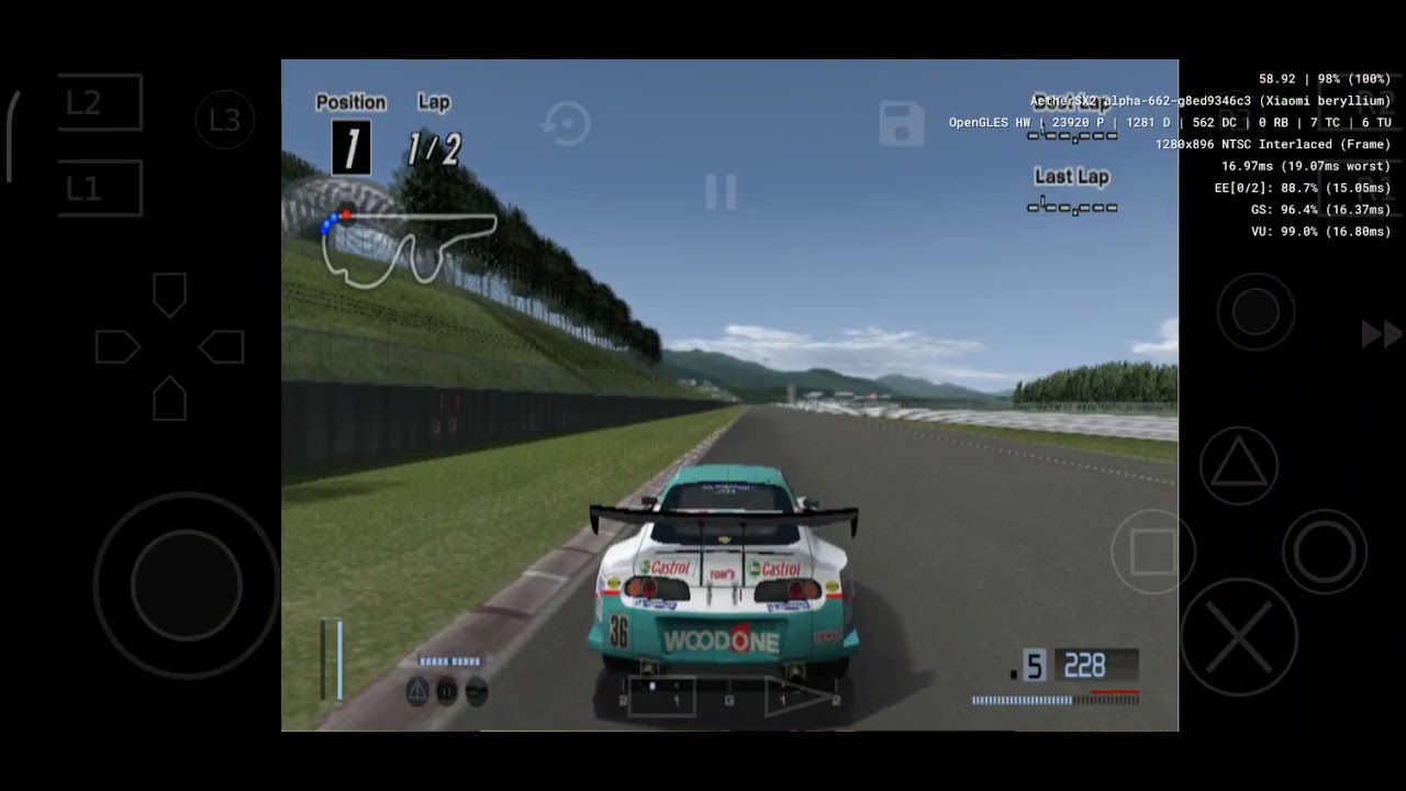 Gran Turismo 4 AetherSX2 Snapdragon 845