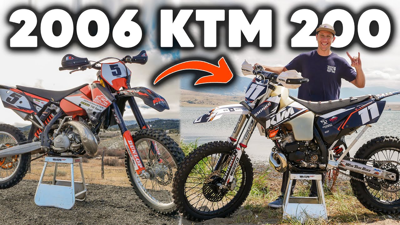 The Incredible Story of an 18-Year-Old KTM 200
