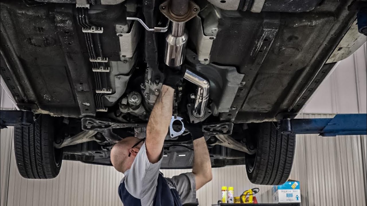 Midpipe installation on 2003-2011 Mazda RX-8