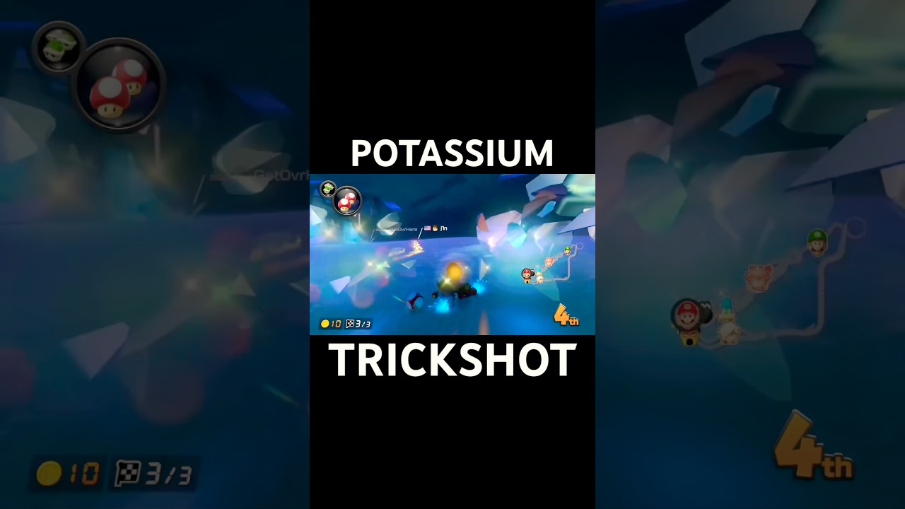 potassium trickshot #mario #mariokart #mariokart8deluxe #mk8 #nintendo
