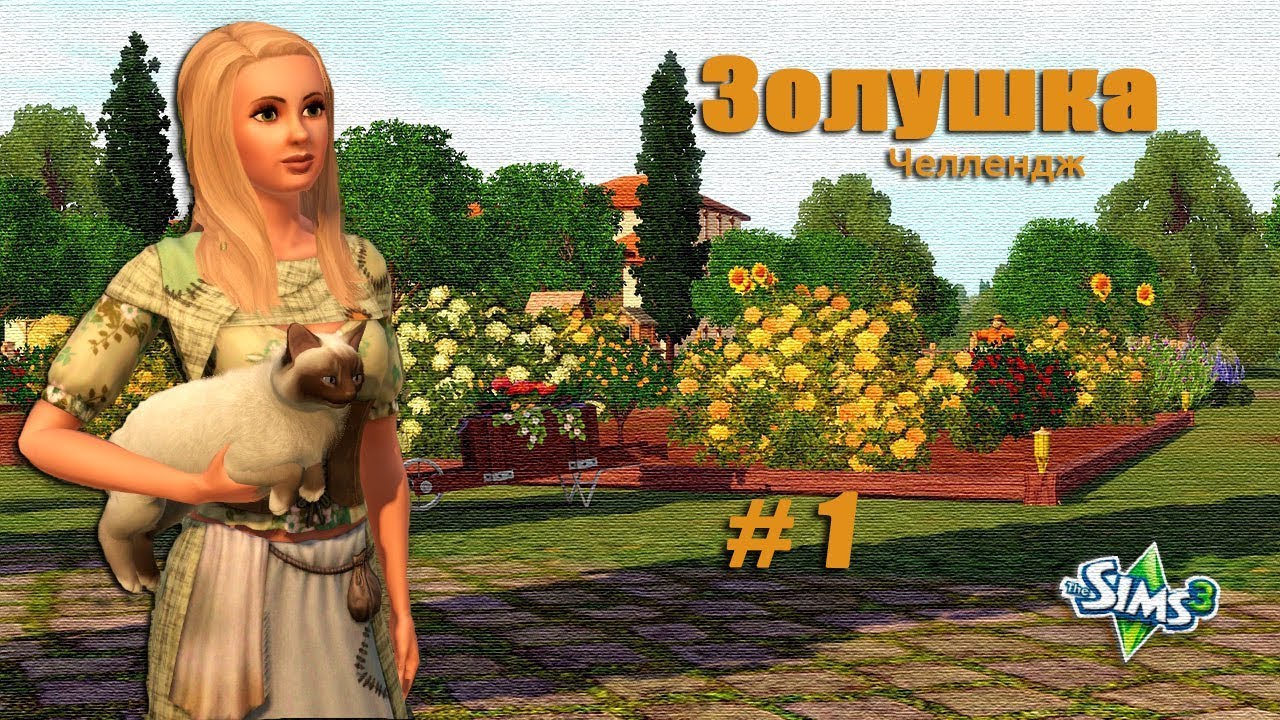 The Sims 3. Золушка (Челлендж) # 1. Правила и начало