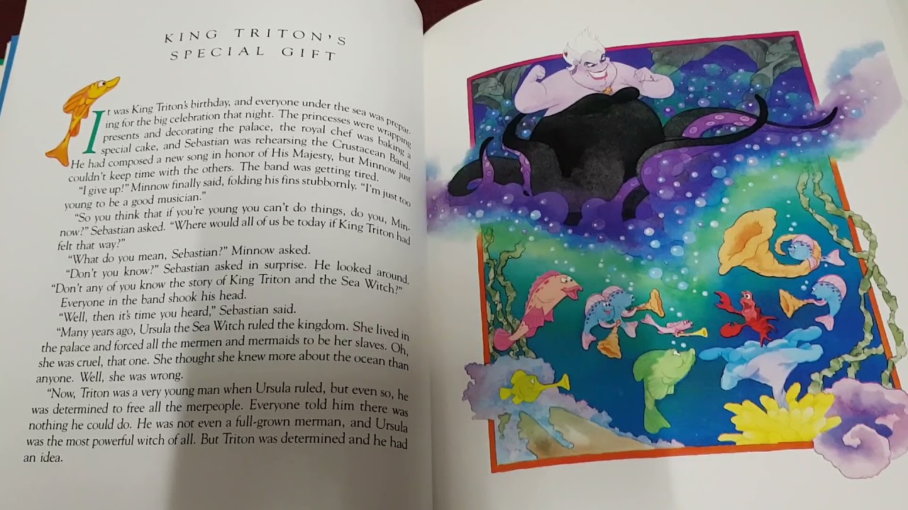 The Little Mermaid: Tale of Under the Sea Book Review (Pause if you want to read the storybook)