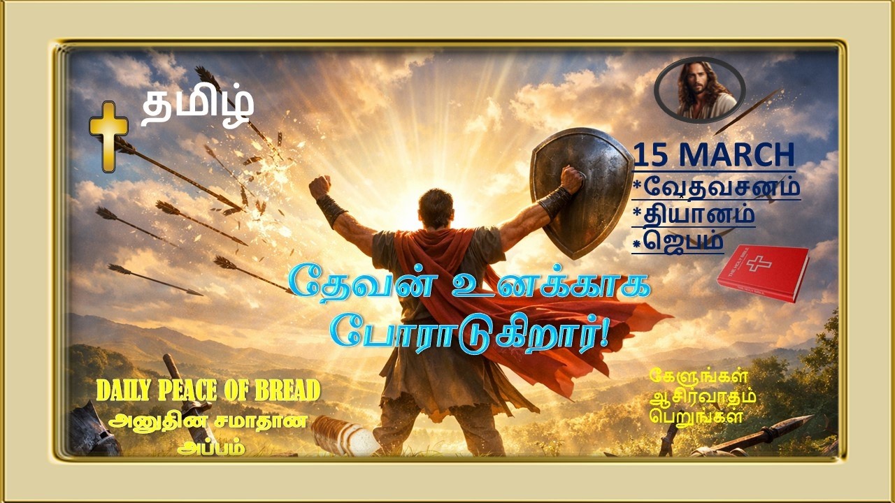 MAR15, “தேவன் உனக்காக போராடுகிறார்!”