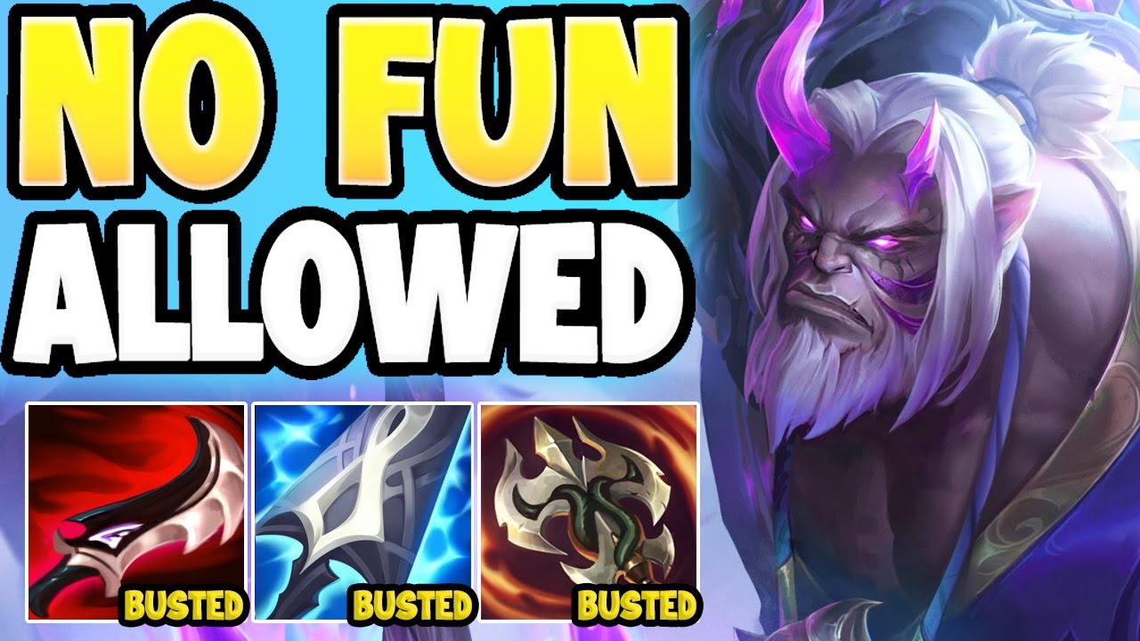 The MOST TILTING League Of Legends Build EVER CREATED... (This Guy Uninstalled)