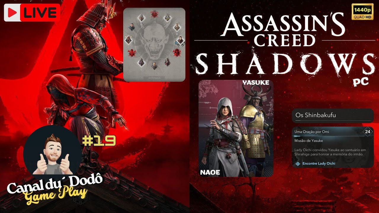 #19 Assassin's Creed SHADOWS - Yasuke - Encontre Lady Oichi
