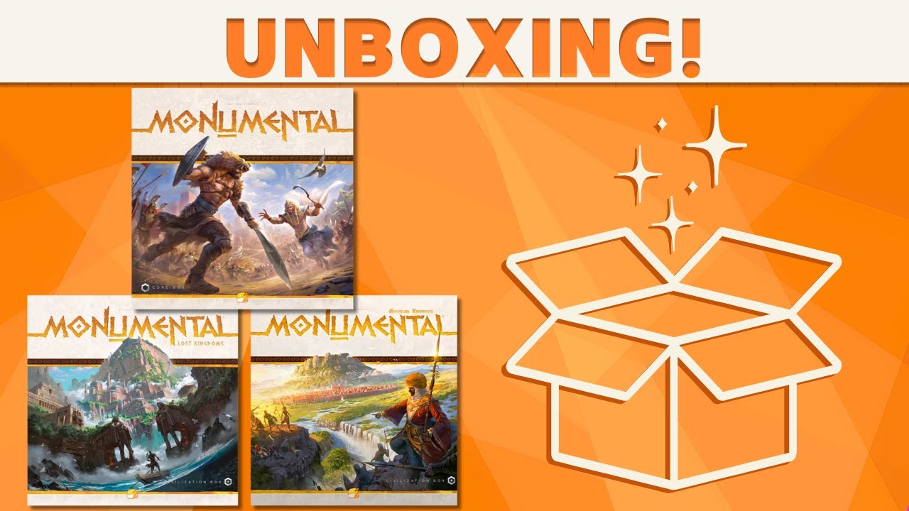 Monumental Deluxe - Unboxing! (w/ Expansions)