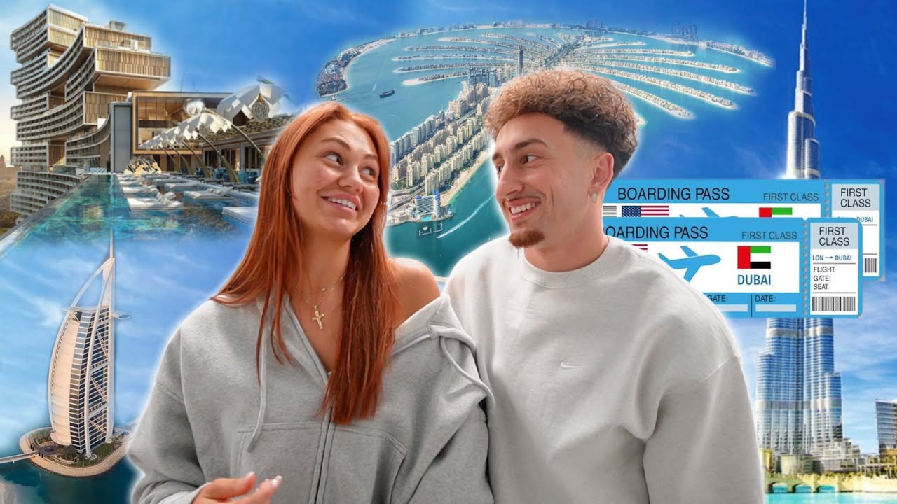 WE'RE IN DUBAI!! traveling + first day vlog
