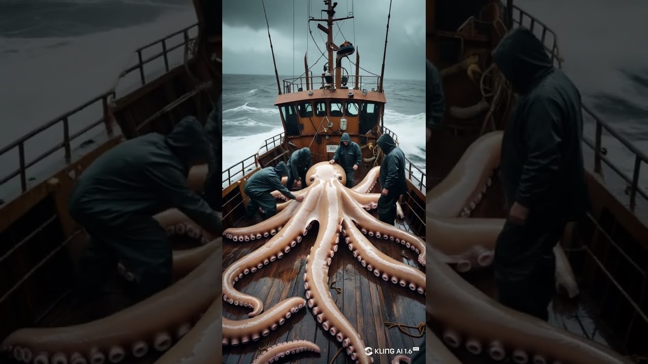 Giant Octopus-Dev Ahtapot #ocean #shortvideo #cuteanimals #funnyanimals #octopus