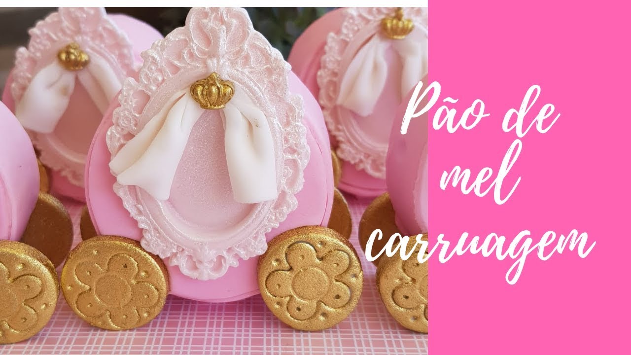 COMO FAZER PÃO DE MEL CARRUAGEM DA REALEZA