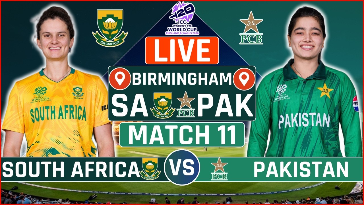 Womens T20 World Cup Live: South Africa vs Pakistan Live Score | SA W vs PAK W Live Audio Commentary