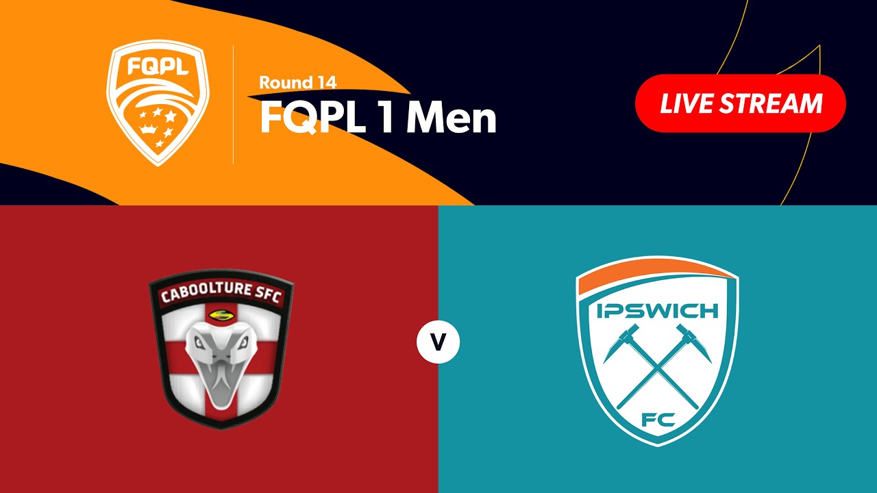 FQPL 1 Men Round 14 - Caboolture Sports FC vs. Ipswich FC