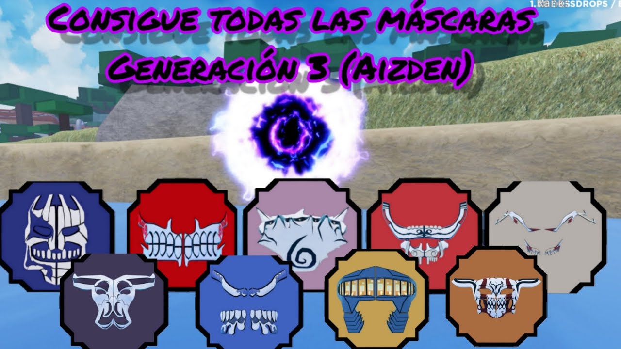 Consigue las máscaras gen 3 para el Aizden 😎 (shindo life)