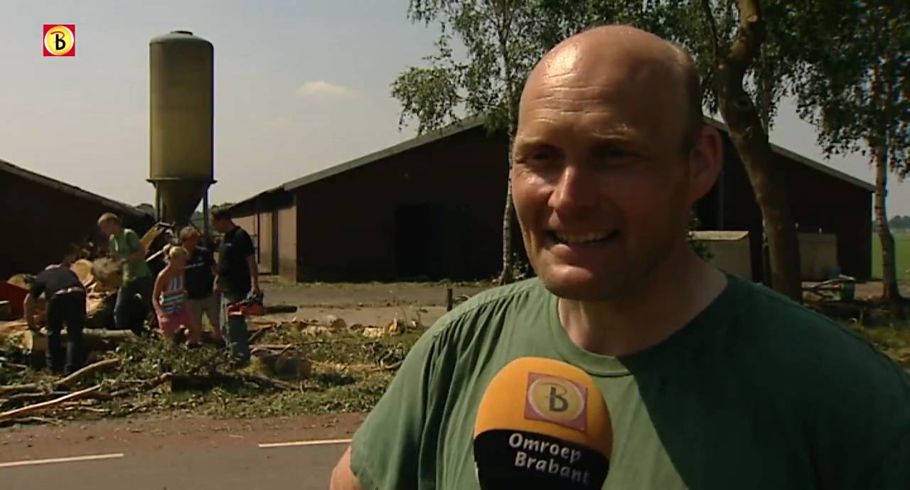 Noodweer treft Brabant