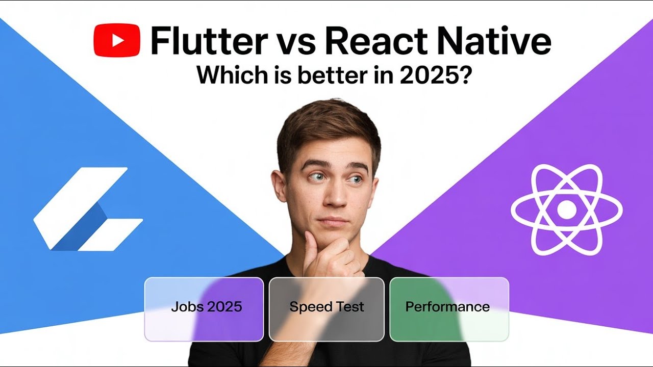 Flutter vs React Native in 2025 &ndash; Which One Should You Learn?  | Performance, Jobs & UI in 2025