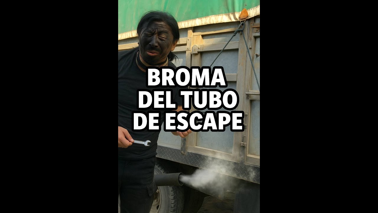 Broma de mal gusto a mis amigos  tubo de escape