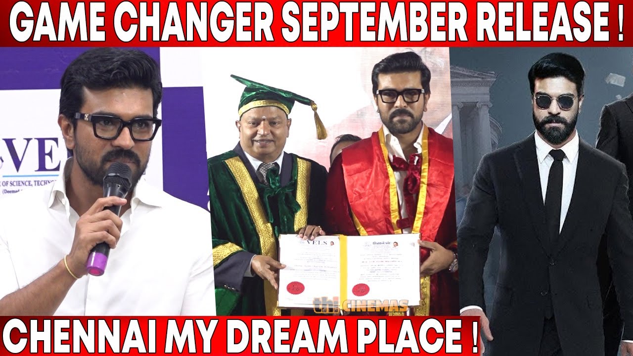 Ram Charan gets Doctorate ! Tamil Speech at Vels Institute Doctorate Honouring Event