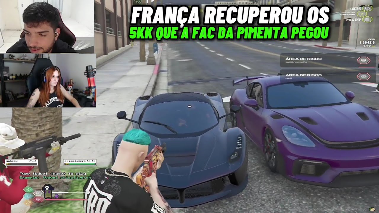 FRANÇA S3QUESTROU A PIMENTA E FEZ A FAC DELA PAGAR 5KK PARA O RESGATE