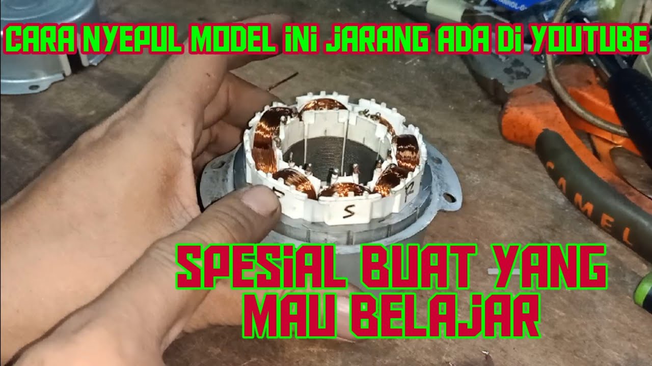 cara gulung kipas angin