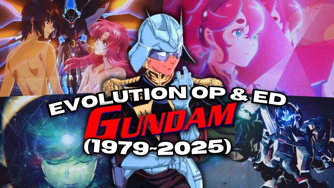 Evolution Openings & Endings of GUNDAM SERIE (1979~2025)