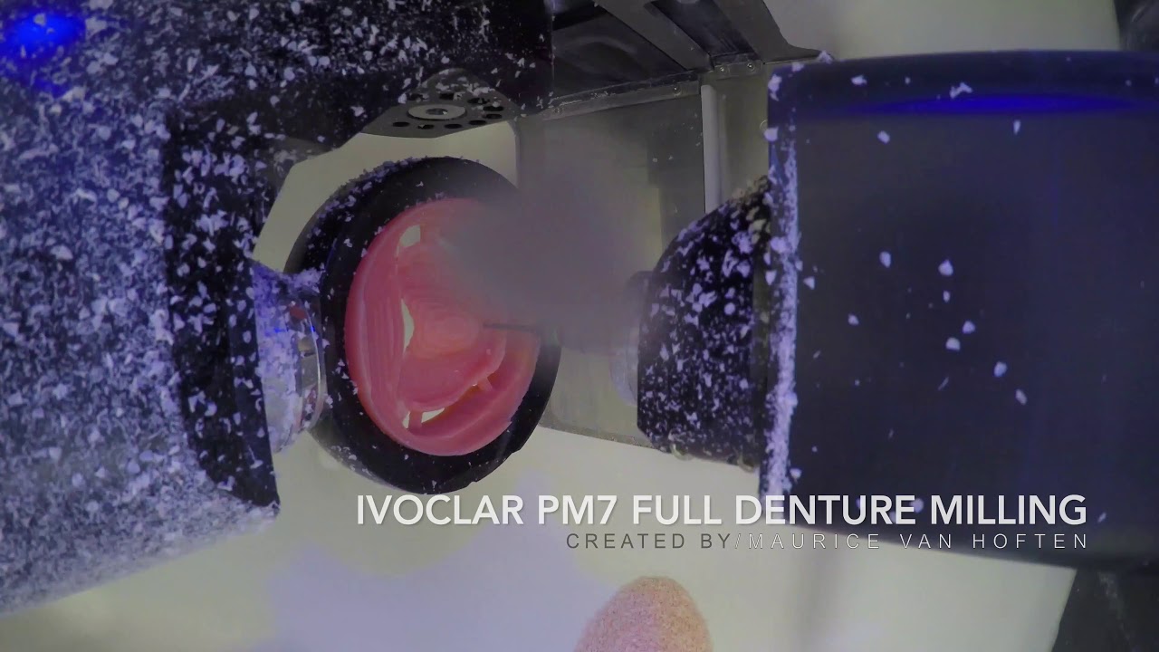 Ivoclar PM7 Full denture Milling digital dentures