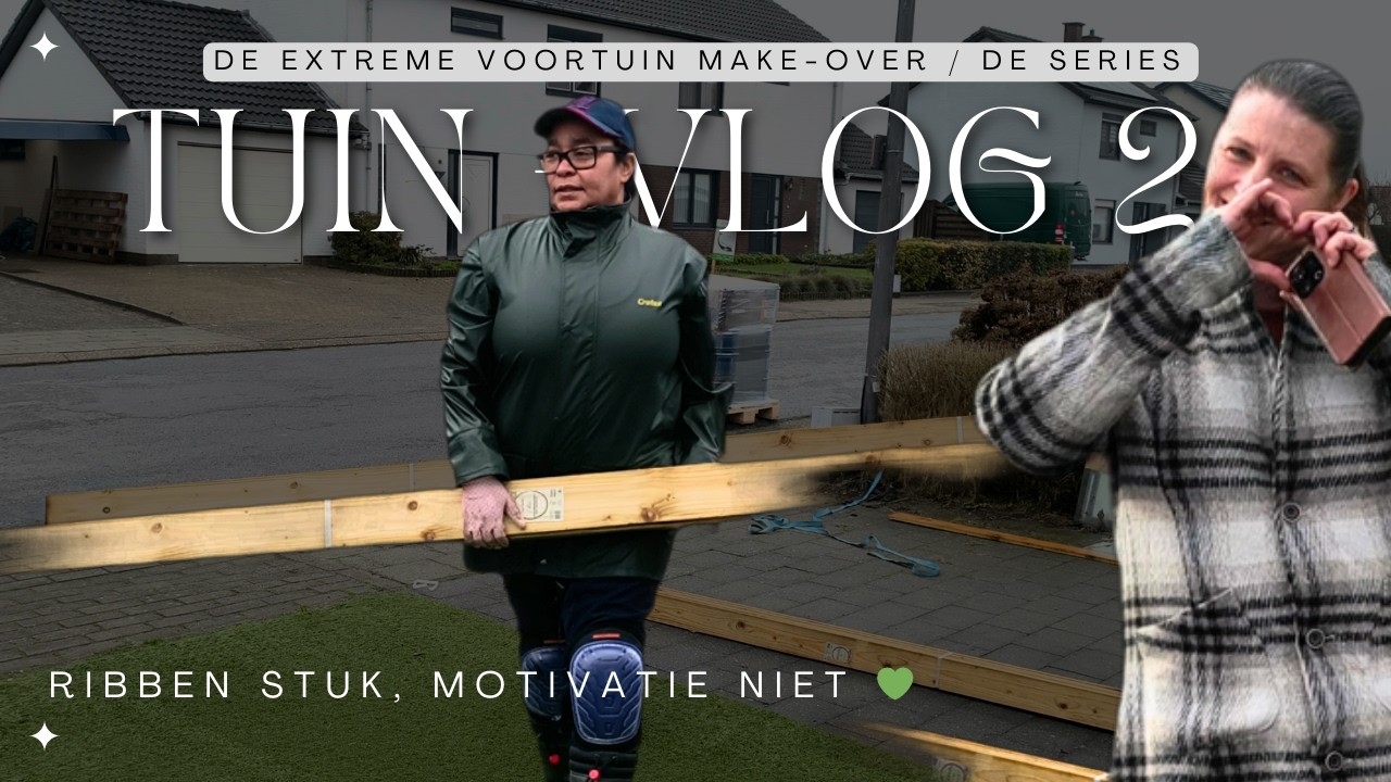 Gebroken ribben en tóch deze make-over?! 😱 | DIY Tuin #2