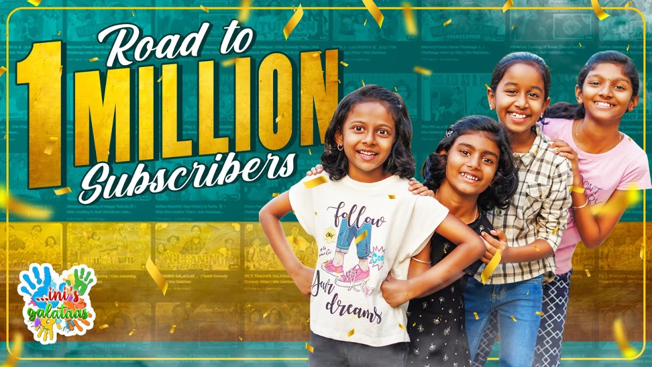 THANK YOU MAKKALEY!!💖 | 1 Million Special Video | Inis Galataas #1million