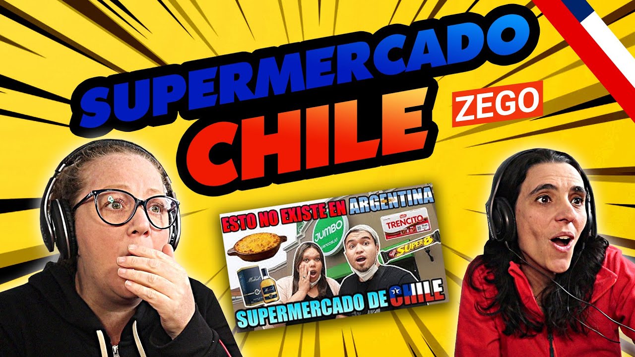 Argentinas REACCIONAN a SUPERMERCADO en CHILE | Argentinos en CHILE de ZEGO