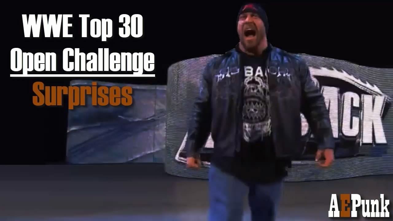 WWE Top 30 Best Open Challenge Surprises