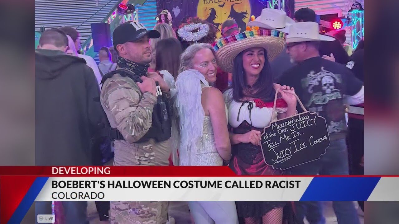 Rep. Lauren Boebert responds to photos of Halloween costume with sombrero, ICE sign