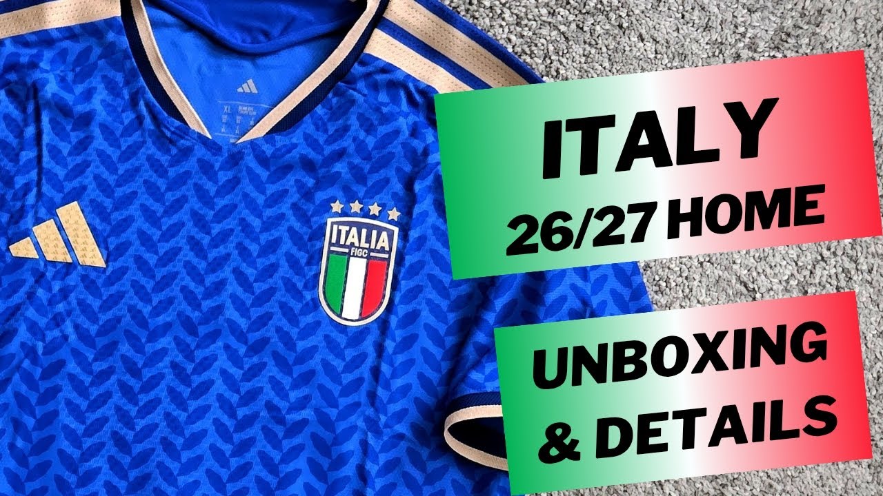 Italy World Cup 2026 Authentic Home jersey Unboxing & Details