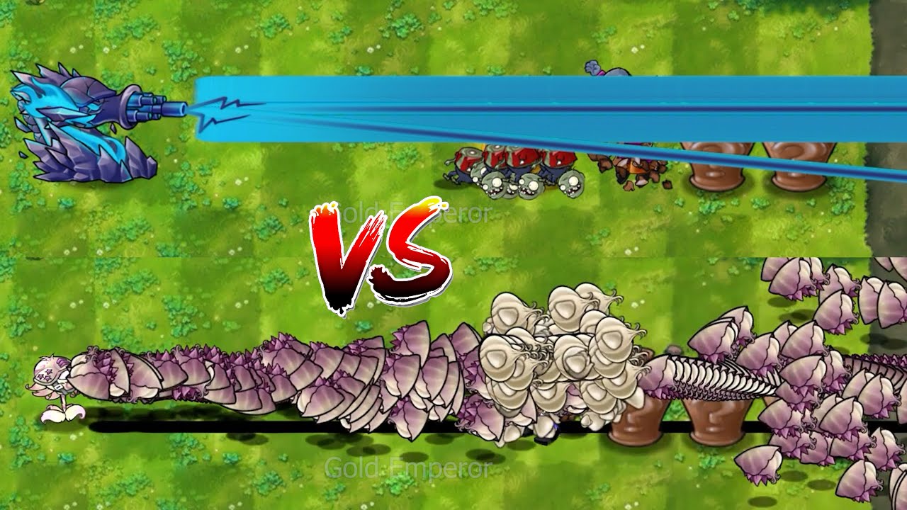 PvZ Fusion 3.2 -All Pea Plants With Rapid Fire Vs 4 Random Zombie Vase Breakers-P75-Who's strongest?