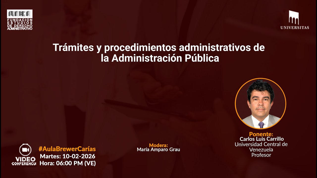 Trámites y procedimientos administrativos de la Administración Pública