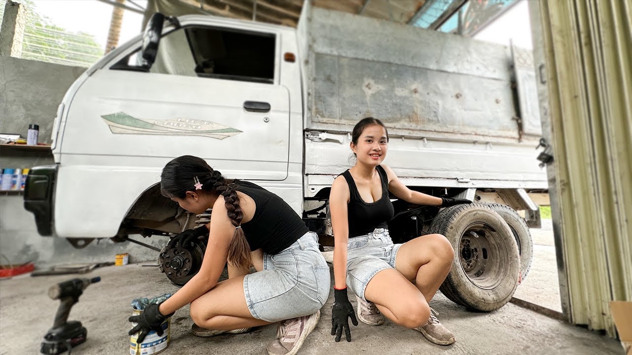Talented 18-Year-Old Girl Restores Heavy-Duty Truck Brake System